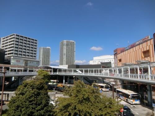 海老名駅前の風景