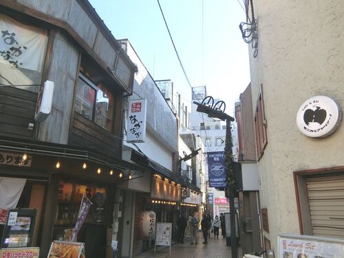町田駅前の飲食店街