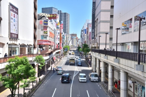 町田駅前の風景