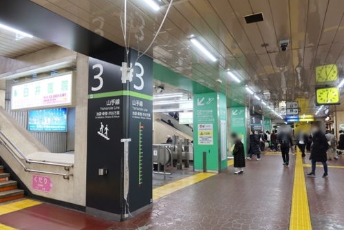 JR線から東京メトロ千代田線